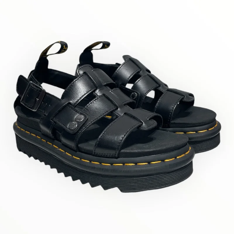Chic And Trendy Dr.Martens/Sandals/L/Leather/BLK/