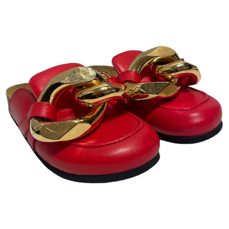 Special Offers, Don't Miss JW ANDERSON(J.W.ANDERSON)/Sandals/Leather/RED/Ankle Strap/JW Anderson Red sandels