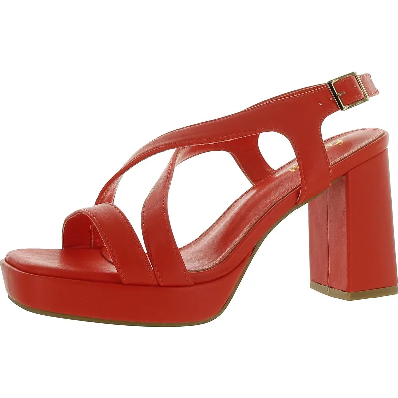 Fashion Forward Amoji Womens                                              Platform Block Heel