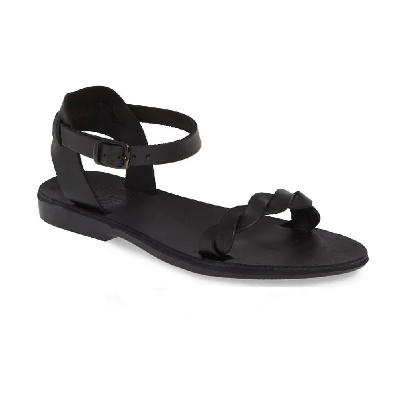 Fresh Styles, Fresh Deals Arden - Leather Ankle Strap Sandal | Black
