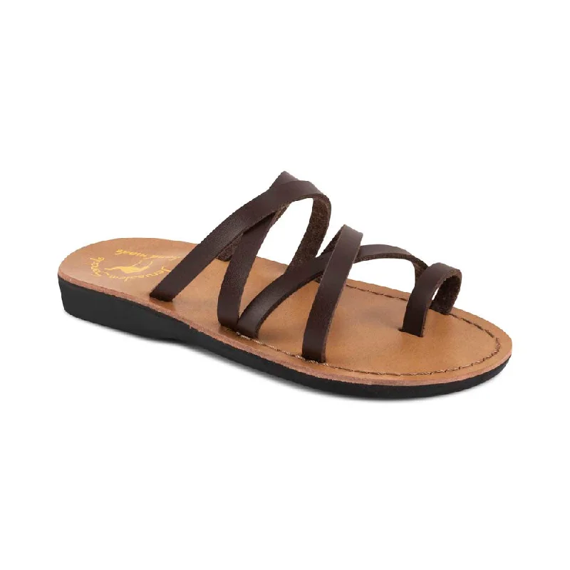 Designer Casual Shoes Ariel Vegan - Leather Alternative Sandal | Brown
