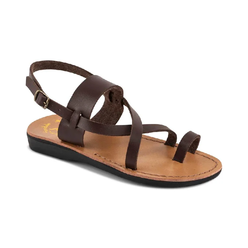 Urban Fashion Footwear Bethany Vegan - Leather Alternative Sandal | Brown