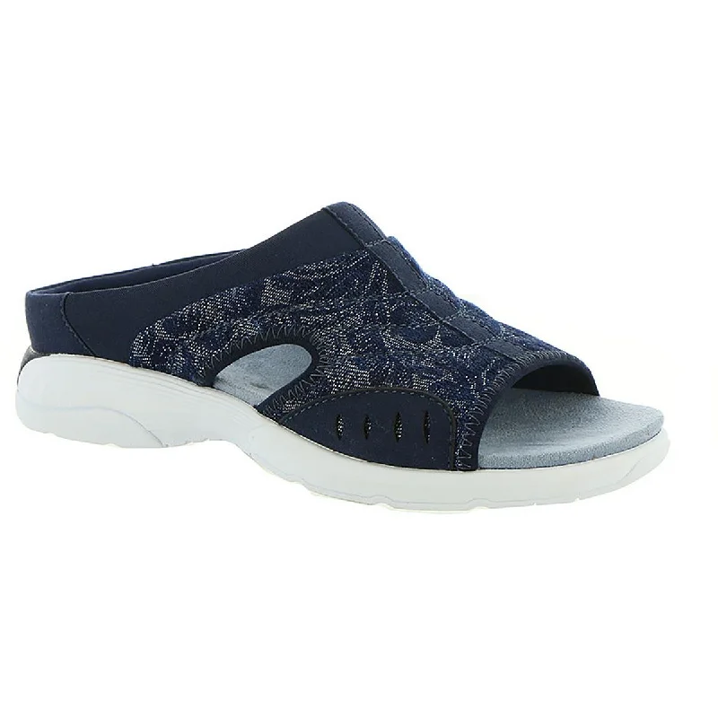 Trendy Pulse Traciee 7 Womens Wedge Open Toe Slide Sandals