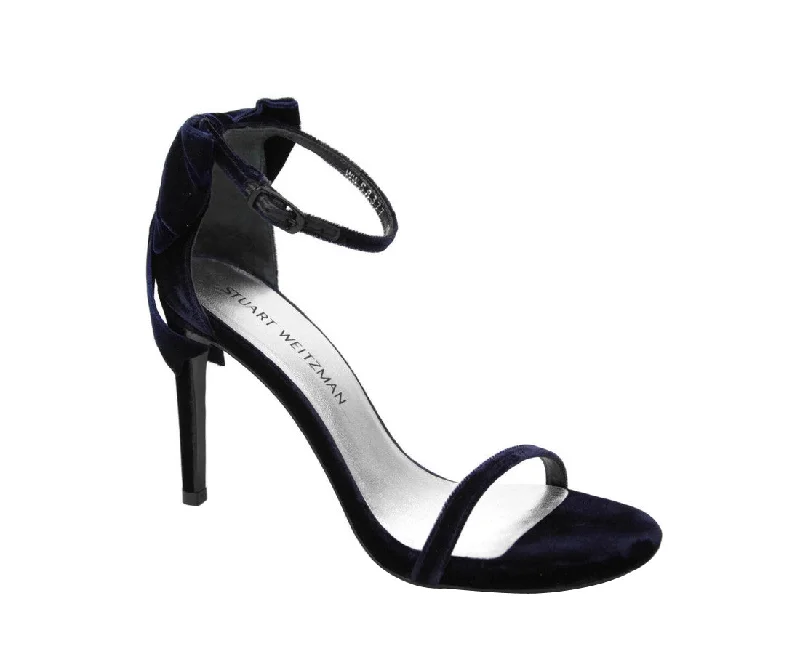 Clearance Sale, All Cheap Stuart Weitzman Women's Navy Velvet Ankle Strap Mybow Sandal Clearance Sale, All Cheap Stuart Weitzman Women's Navy Velvet Ankle Strap Mybow Sandal