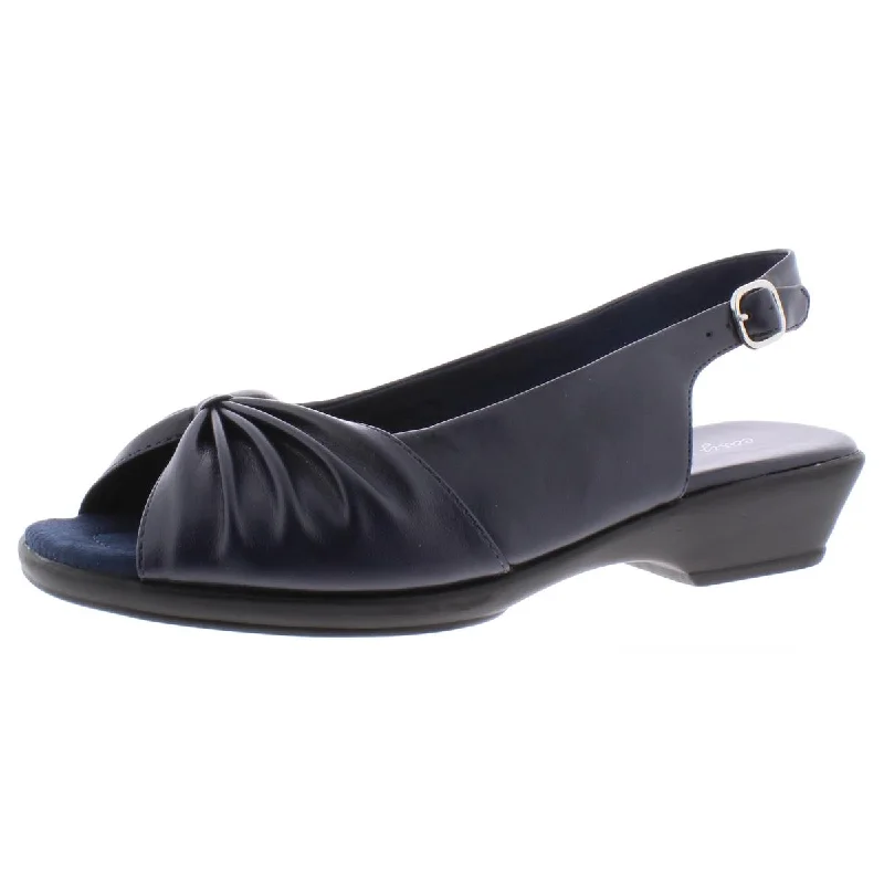 Non-Slip Work Shoes Sale Fantasia Womens Faux Leather Square Toe Slingback Sandals