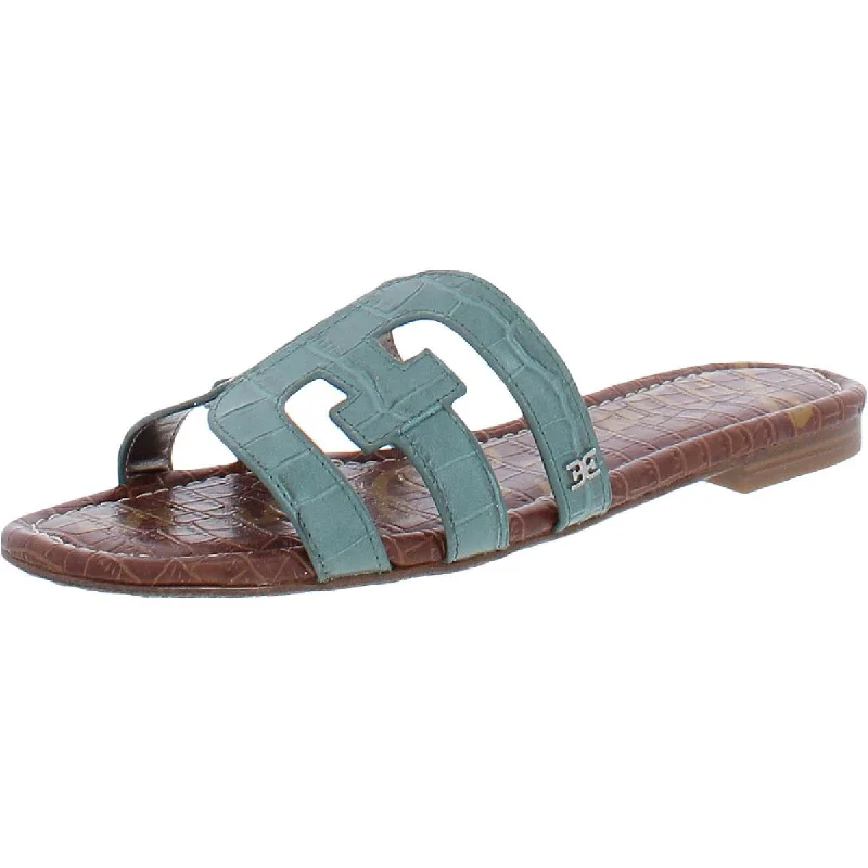 Sage Croco Leather