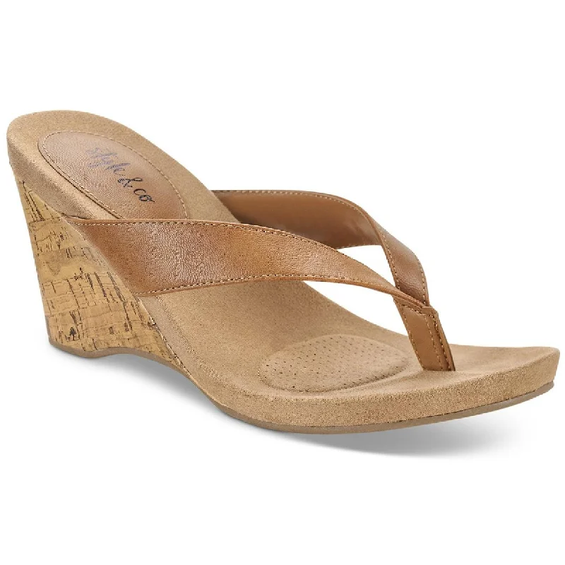 Durable Walking Shoes Sale Chicklet Womens Thong Wedge Sandals