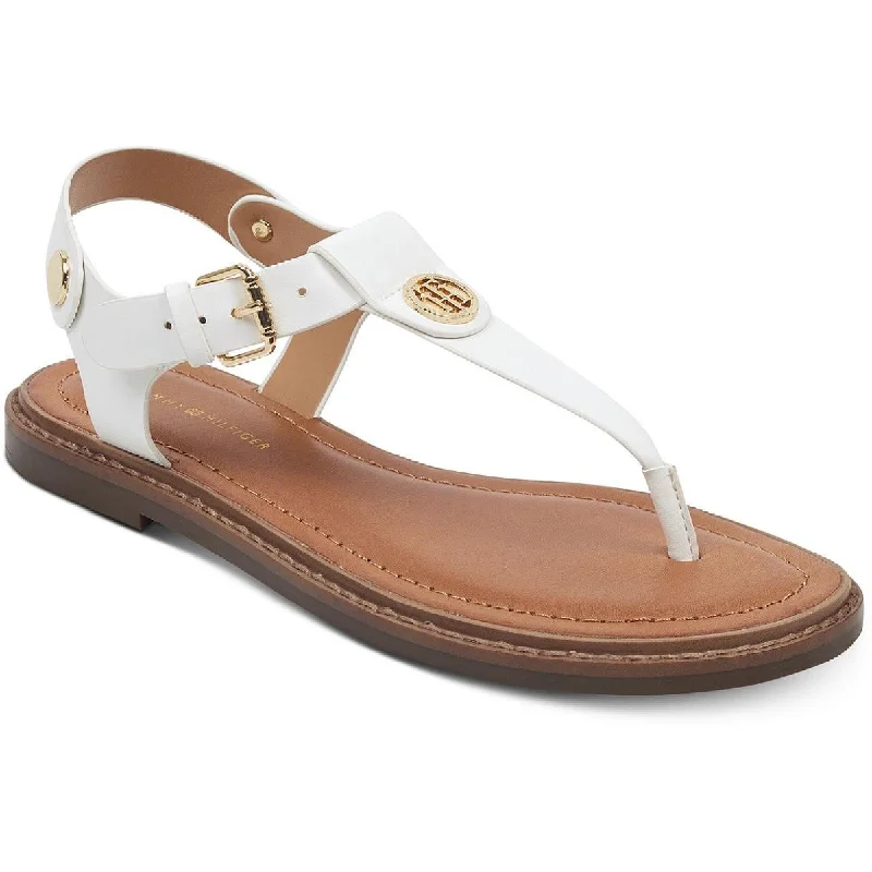 Exclusive Sale Bennia Womens Faux Leather Sling Back Thong Sandals