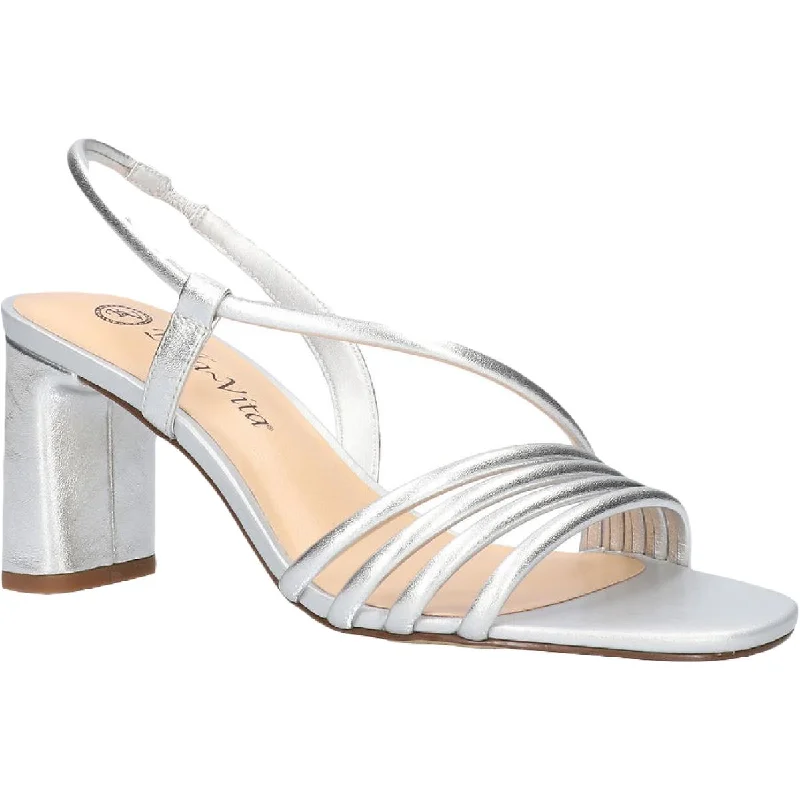 Limited Time Deal Zariah Womens Leather Slingback Dress Sandals