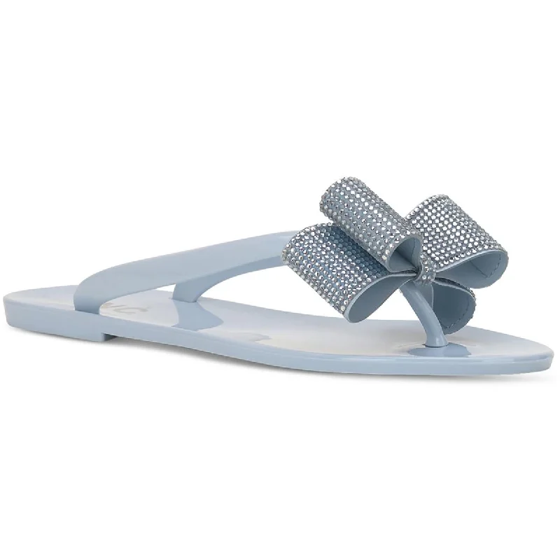 Style Redefined Madena Womens Jelly Thong Flip-Flops