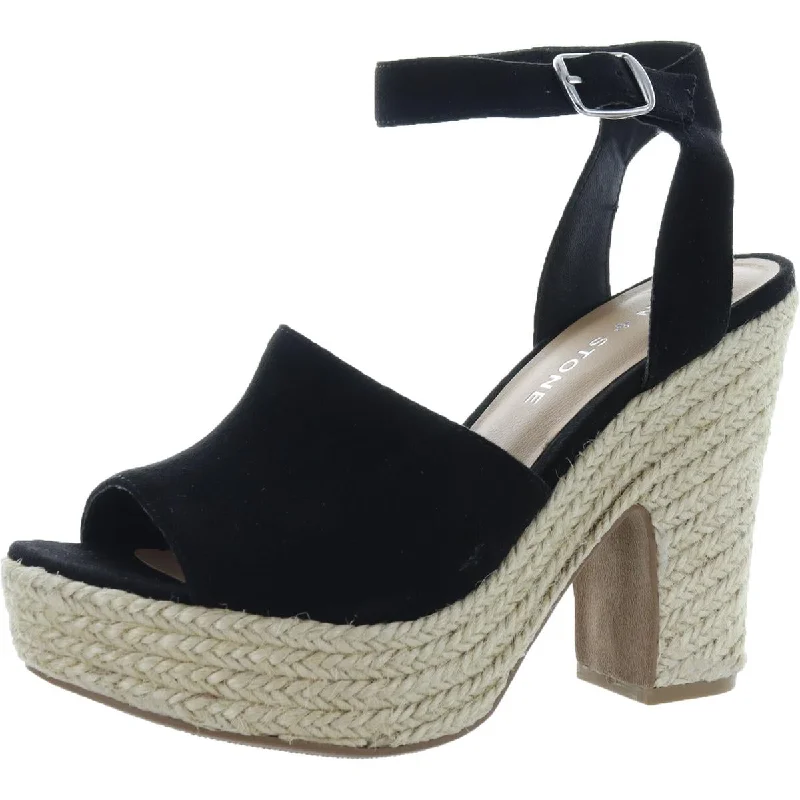 Cool Prices Fey Womens Buckle Block Heel Platform Sandals