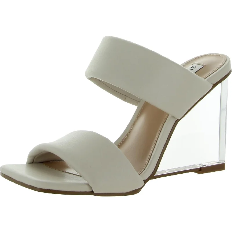 Affordable Shoe Fashion Isa Womens Padded Insole Slip On Wedge Sandals