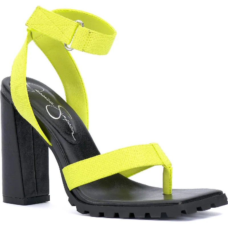 Flash Sale Kielne Womens Square Toe Ankle Strap Heel Sandals