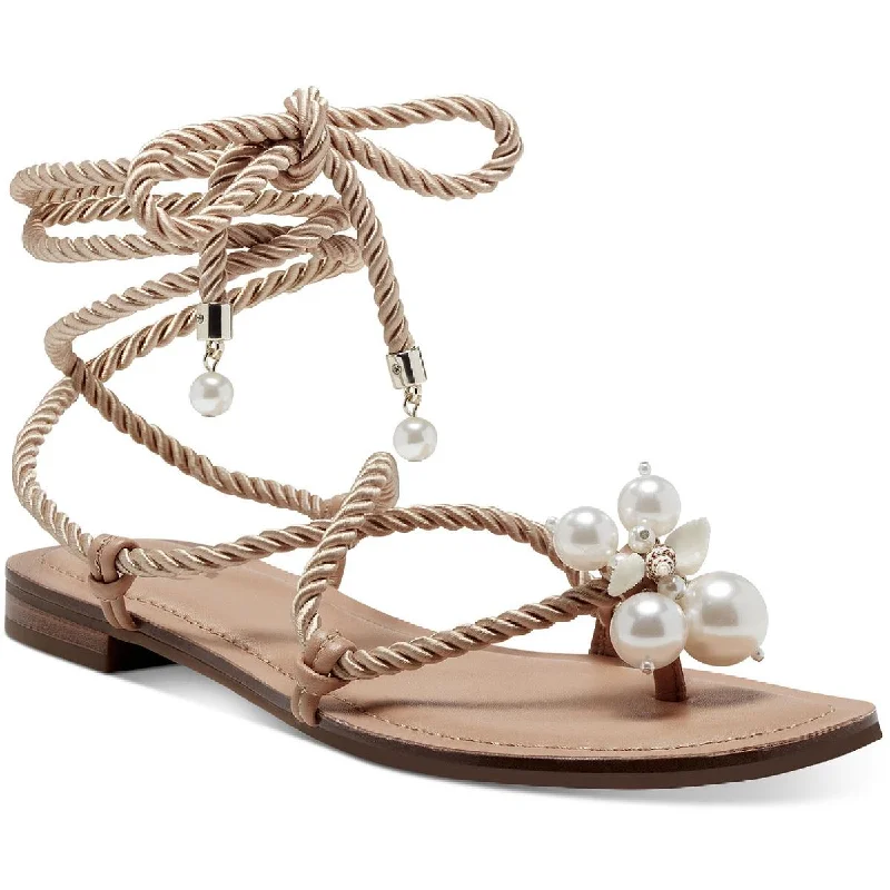 Slip-Resistant Shoes Discount Jerzi Womens Rope Embellished Flat Sandals