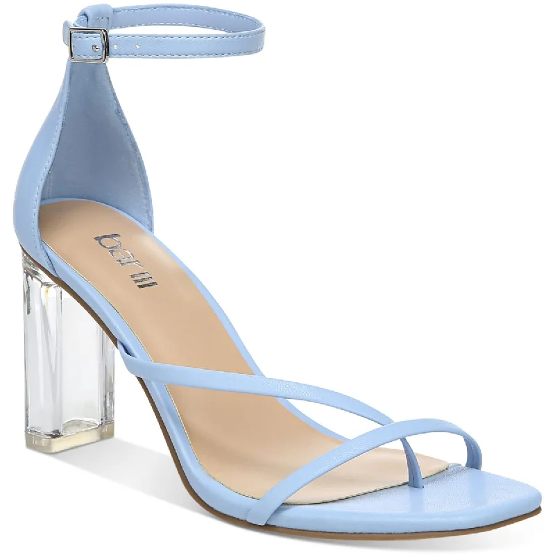 Affordable Luxury Fashion Blakke Womens Faux Leather Dressy Dress Sandals