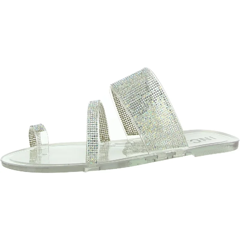 Special Offer For You Gianolo Womens Rhinestone Flat Sandals