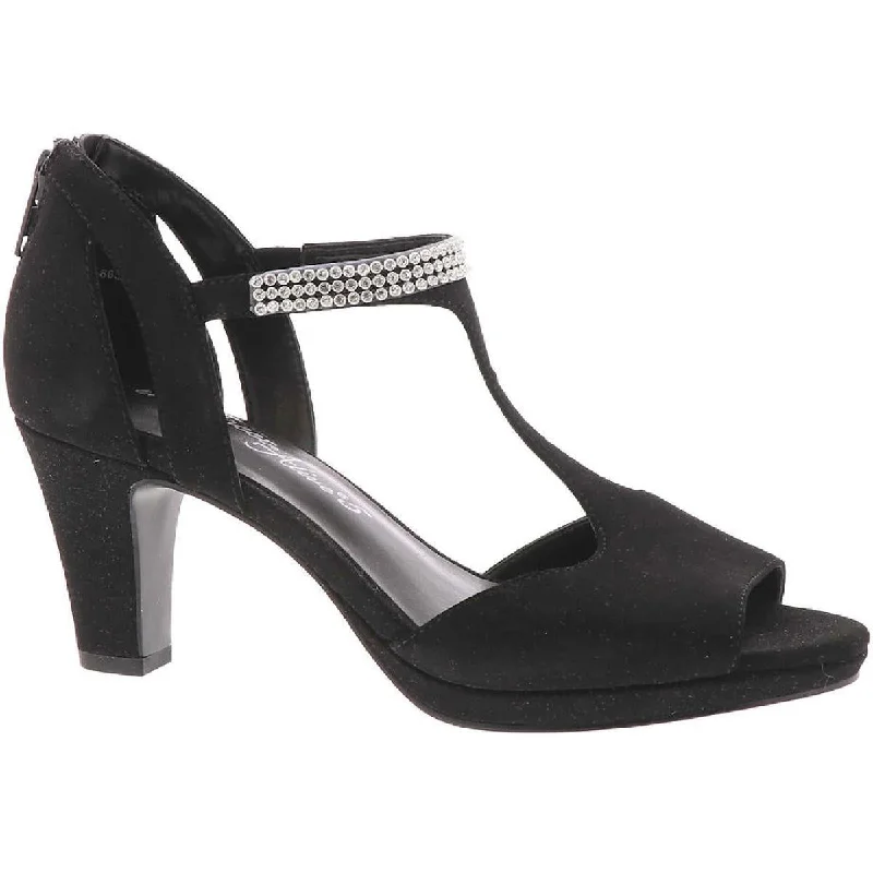 Stylish Walking Shoes Flash Womens Faux Suede Zipper Dress Sandals