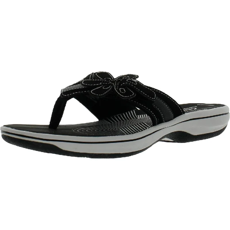 Limited Time Deal BrinKley Flora H Womens Slides Slip On Thong Sandals