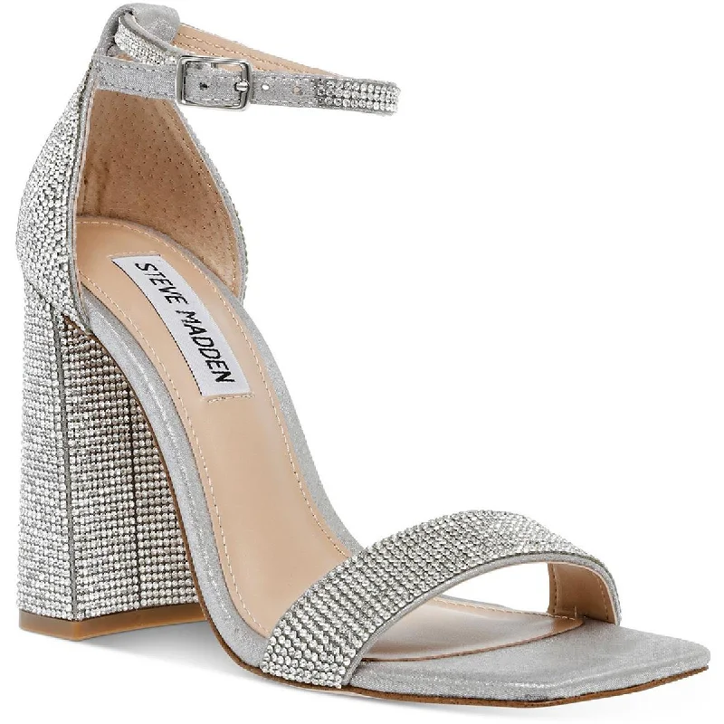Hot Trends Tiaa Womens Rhinestone Ankle Strap Dress Sandals