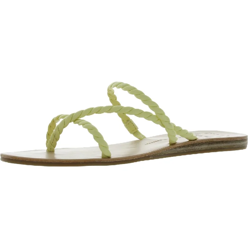 Final Sale Dexla Womens Strappy Flat Slide Sandals