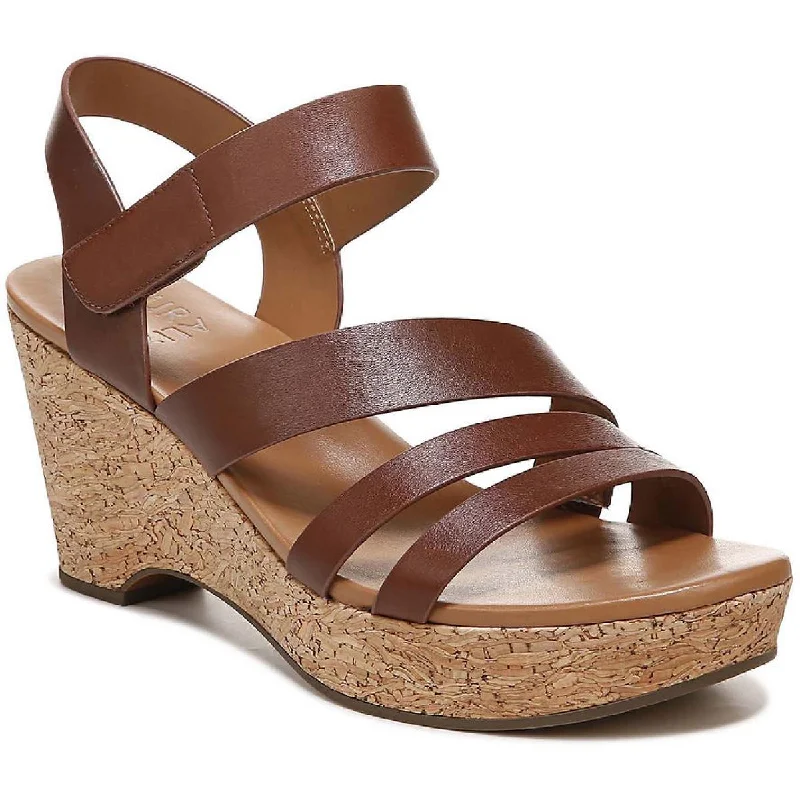 Hot Brand Discounts Cynthia Womens Leather Platform Wedge Sandals