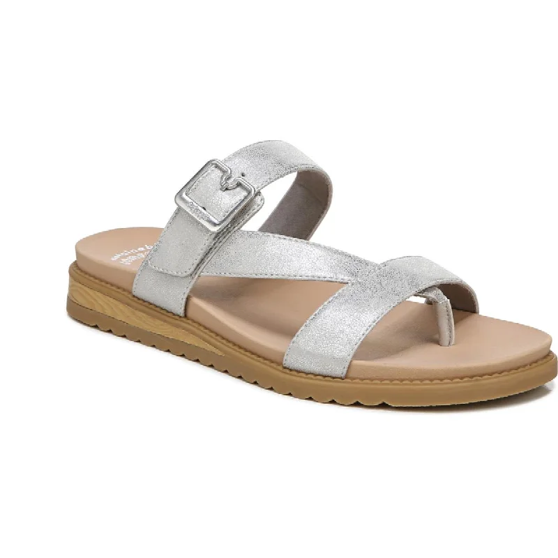 Fashionista Favorites Island Dream Womens Buckle Thong Slide Sandals