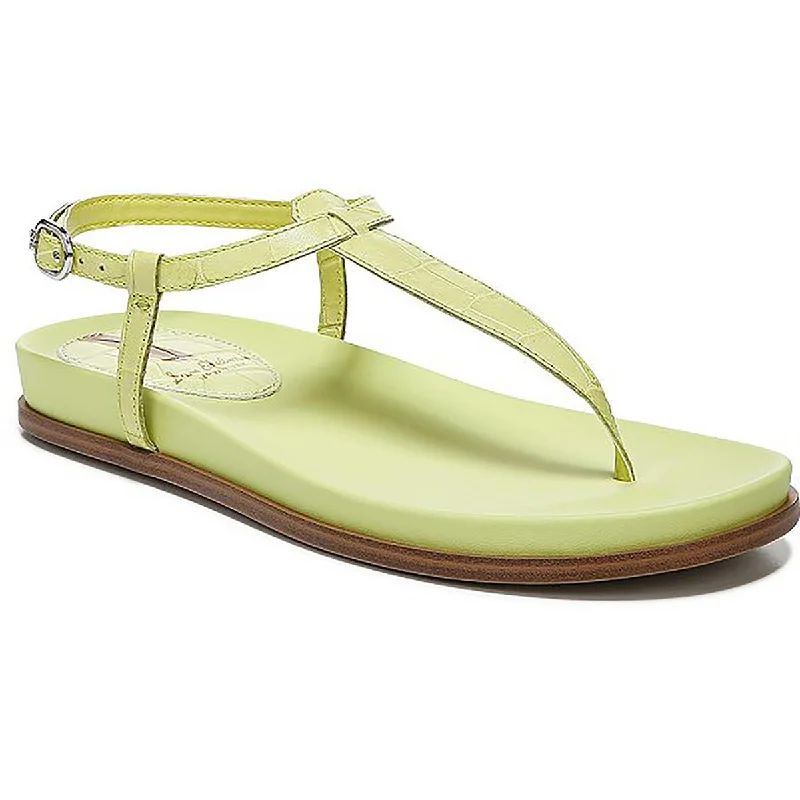 Find Your Unique Flair Naomi Womens Buckle Thong Slingback Sandals