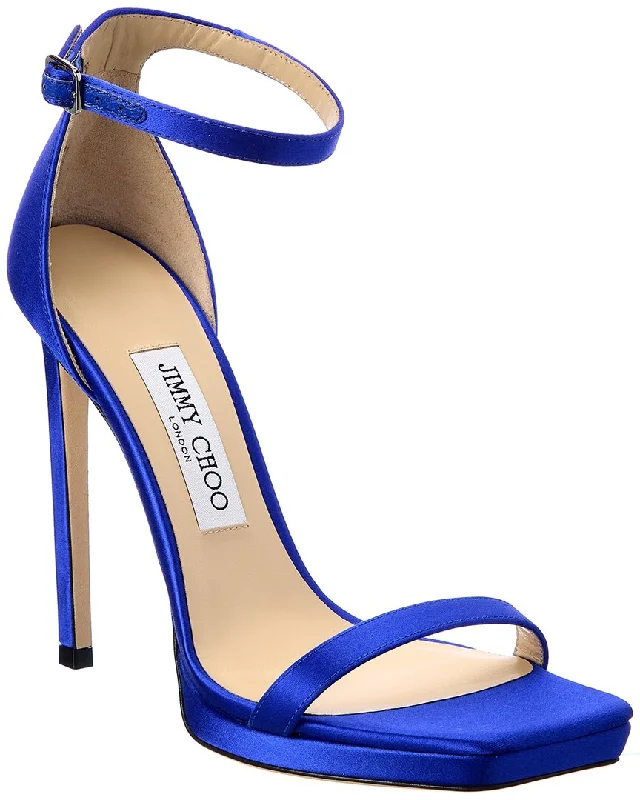 Fashion Forward Jimmy Choo Alva 120 Satin Sandal