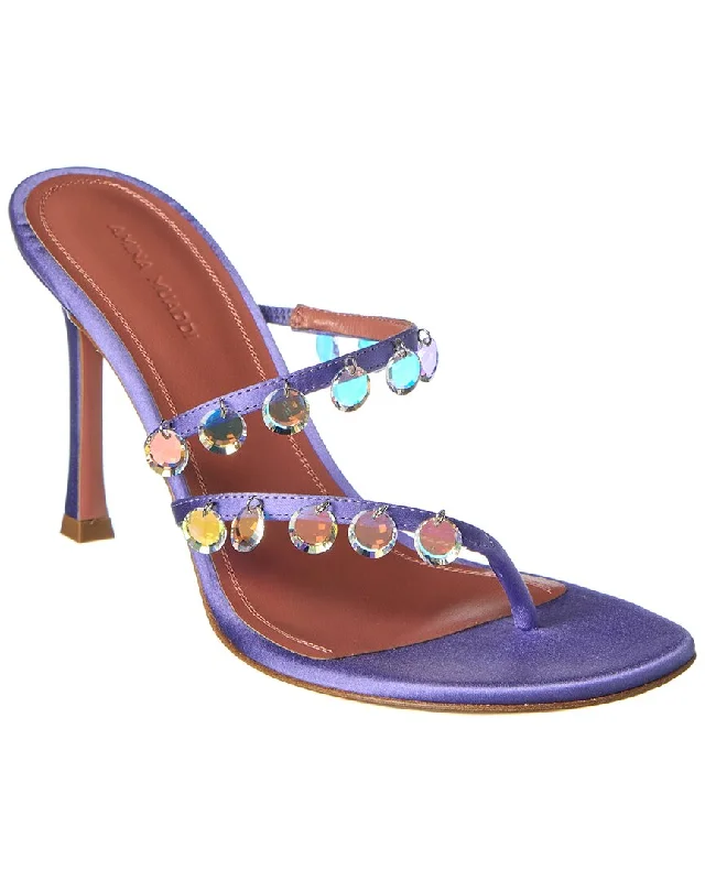 Unleash Your Fashion Amina Muaddi Tina Satin Sandal