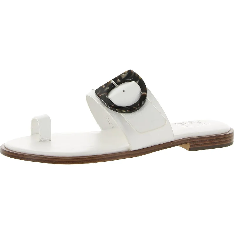 Exclusive Discounts Finola Womens Leather Slide Sandals