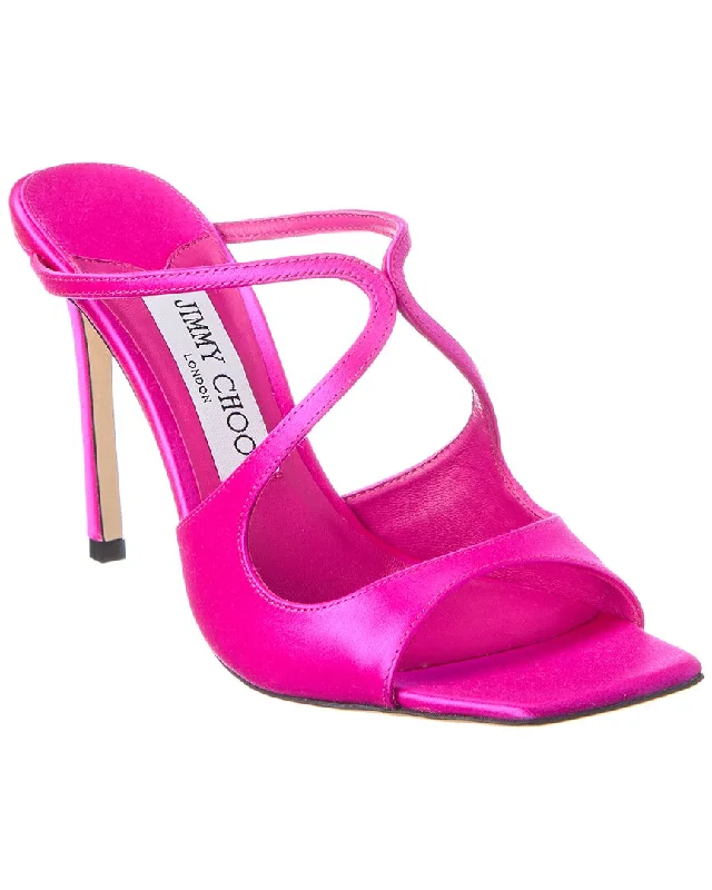 Unleash Your Trendy Side Jimmy Choo Anise 95 Satin Sandal