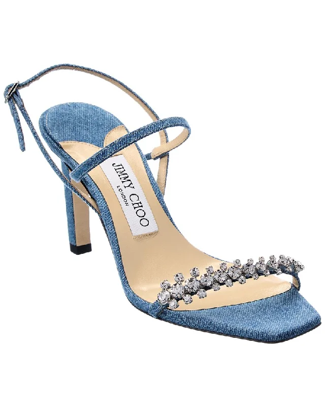 Casual Chic Jimmy Choo Meira 85 Denim Sandal