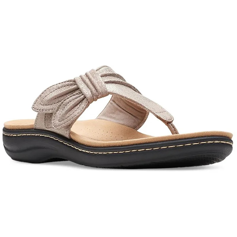 Smart Casual Shoes Sale LAURIEANN RA Womens Faux Leather Thong Sandals Flatform Sandals