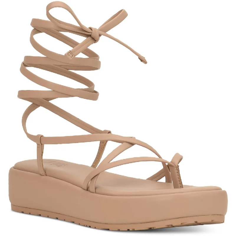 Special Offer Rexile Womens Strappy Flatform Sandals