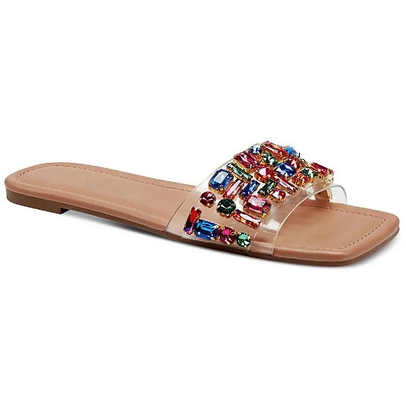 Holiday Discount jillene Womens Flat Slip On Slide Sandals