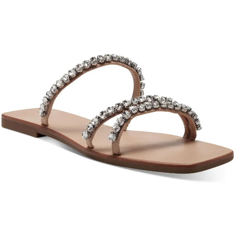 Street Style Discounts Pommona Womens Rhinestone Slide Sandals
