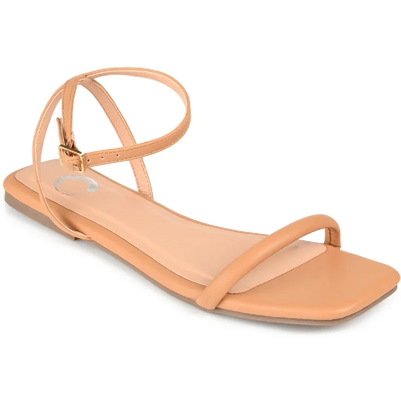 Premium Style Veena Womens Flat Casual Ankle Strap