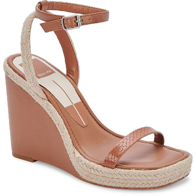 High-Quality Casual Shoes Aurora Womens Ankle Strap Espadrille Wedge Sandals