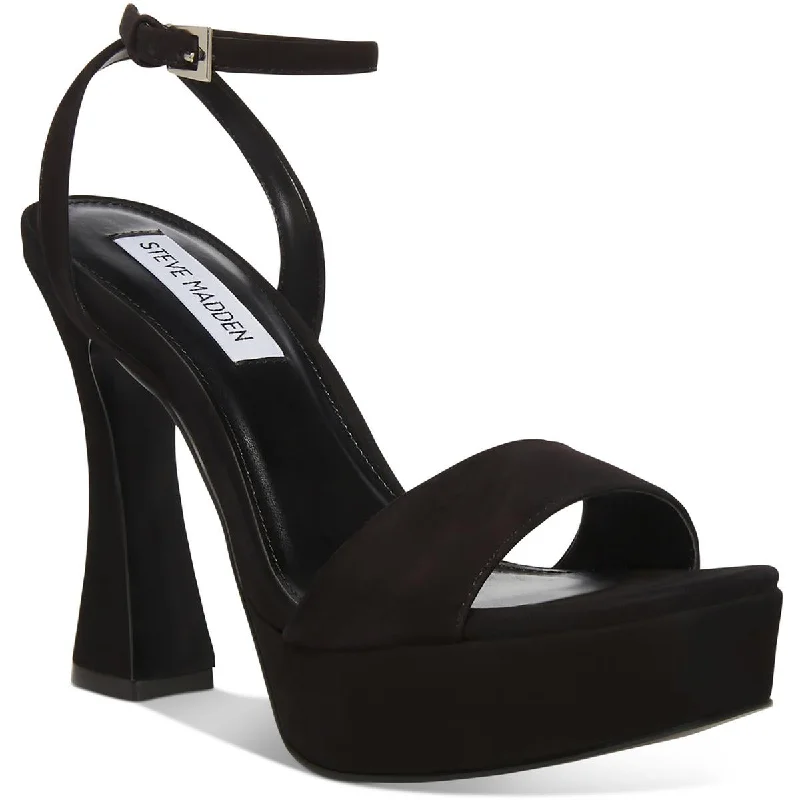 Chic Trends Unveiled Lashed  Womens Ankle Strap Dressy Platform Sandals