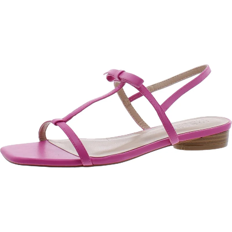 Comfortable Travel Shoes Womens Rounded Toe Strappy Ankle Strap