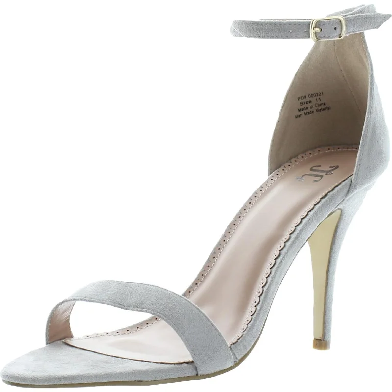 Comfortable Flats Womens Faux Suede Open Toe Dress Sandals