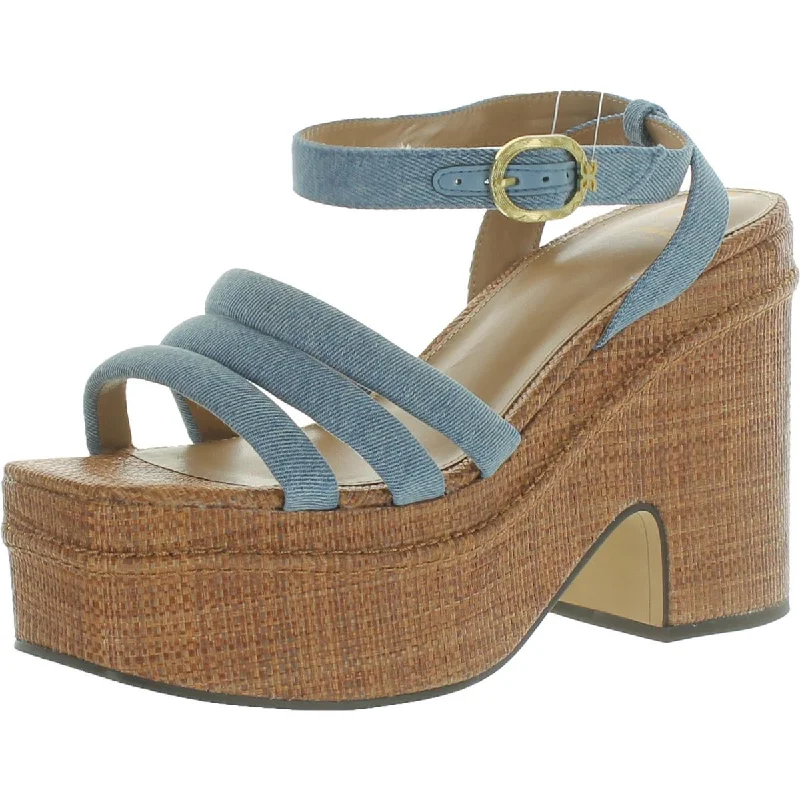 Best Shoe Deals Tibby Womens Buckle Ankle Strap Platform Sandals