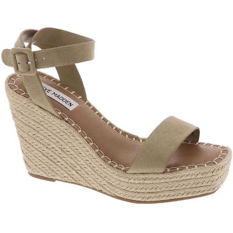 Comfort And Style Shoes Sale Upstage Womens Leather Buckle Wedge Sandals
