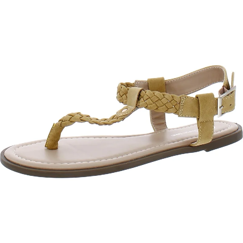 Affordable Luxury Fashion Womens Buckle Casual T-Strap Sandals