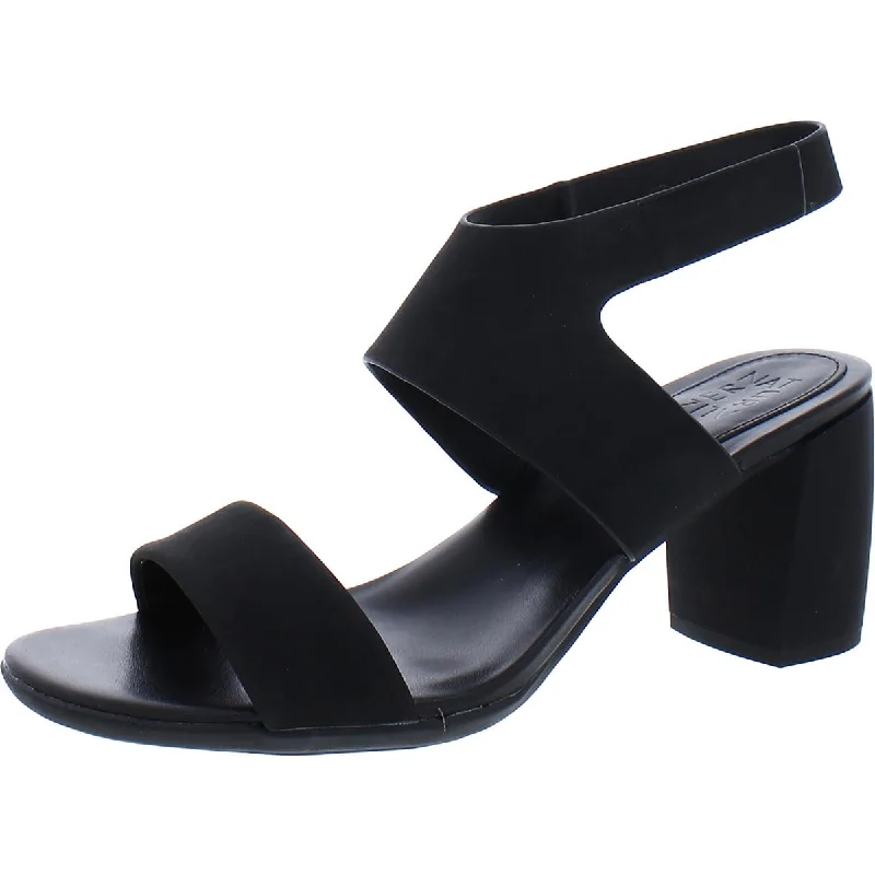 Modern Fashion Sale Trace Ankle Womens Faux Leather Block Heel Ankle Strap