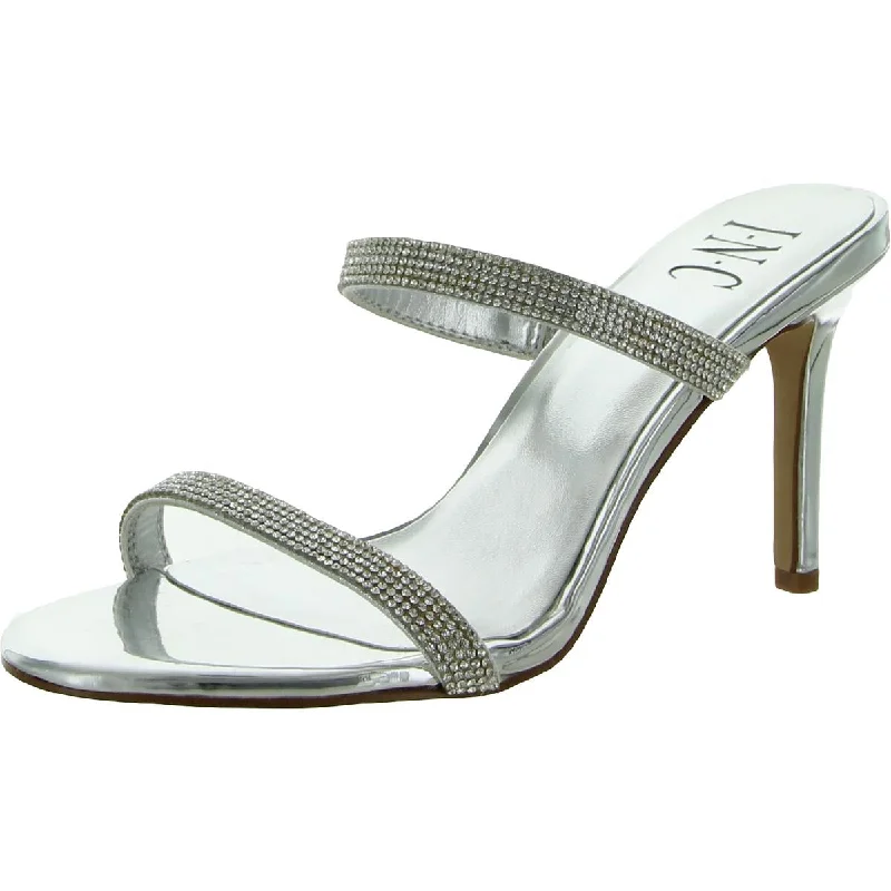 Modern Chic Discounts Lucena Womens Embellished Slip On Dress Sandals