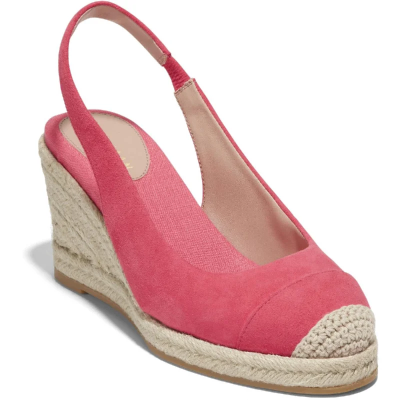 Chic And Trendy Womens Suede Ankle Strap Slingback Sandals
