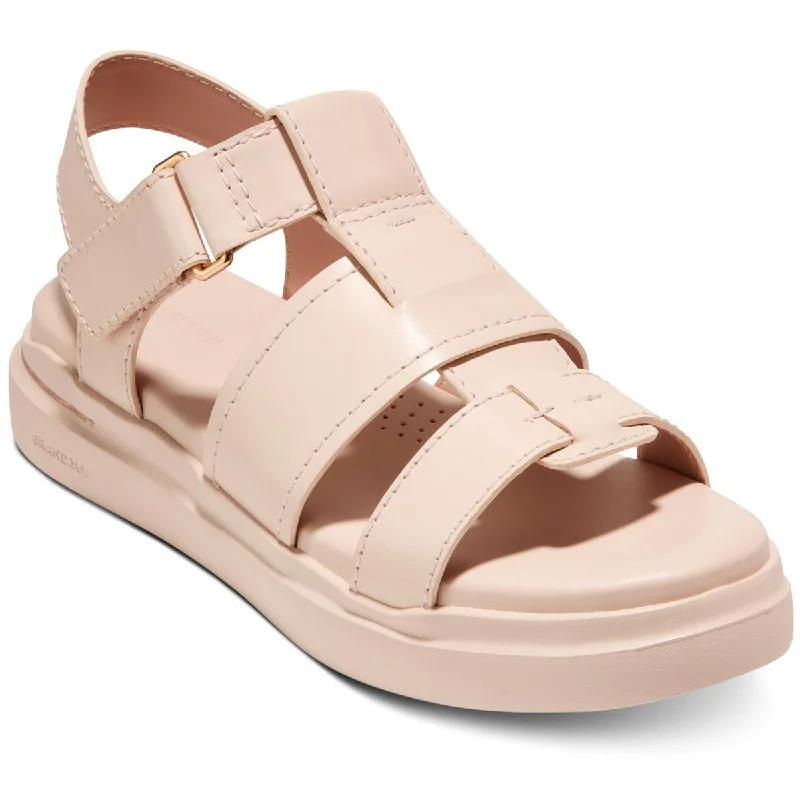Unleash Your Fashion Grandpro Rally Womens Faux Leather Strappy Fisherman Sandals