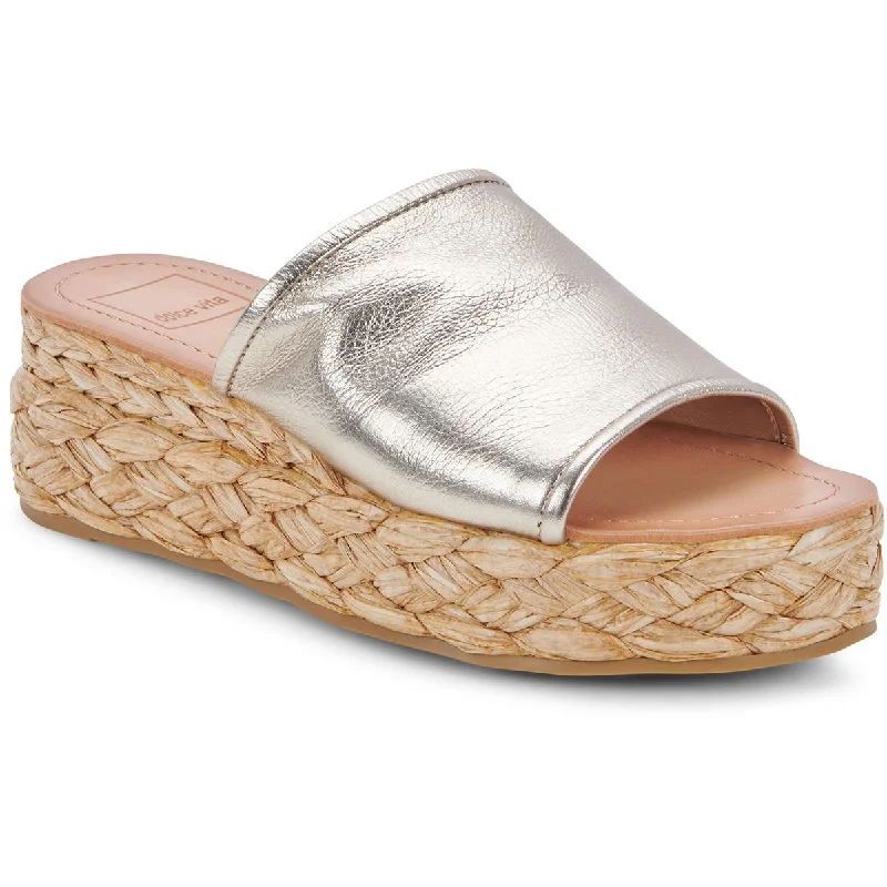 Refined Fashion Sale PABLOS Womens Leather Mule Wedge Sandals