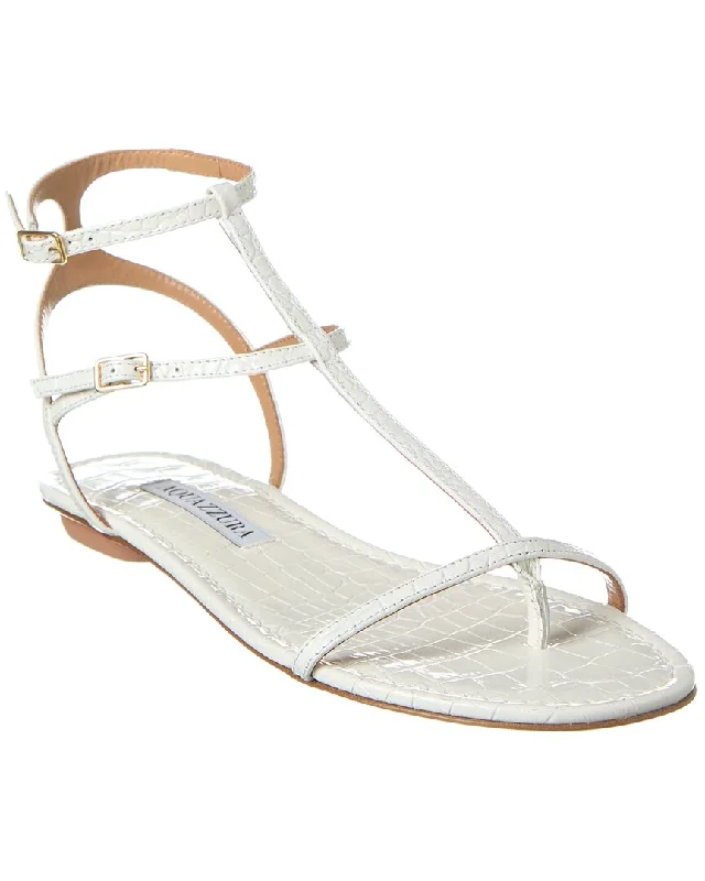 Timeless Elegance Sale Aquazzura Ponza Leather Sandal